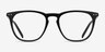 Distance Black Acetate-metalEyeglass Frames from EyeBuyDirect, Front View