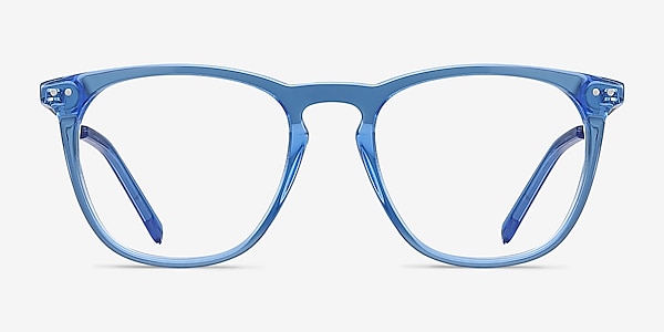 Distance Blue Acetate-metal Eyeglass Frames