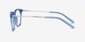 Distance Blue Acetate-metalEyeglass Frames from EyeBuyDirect, Side View