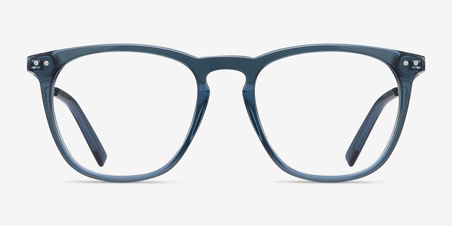Distance Green Acetate-metalEyeglass Frames from EyeBuyDirect, Front View