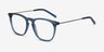 Distance Green Acetate-metalEyeglass Frames from EyeBuyDirect, Angle View