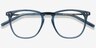 Distance Green Acetate-metalEyeglass Frames from EyeBuyDirect, Closed View