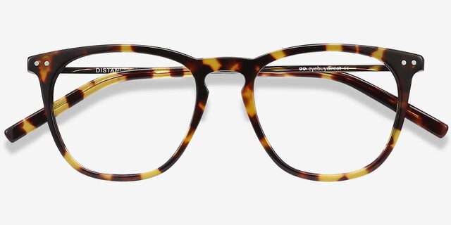 Distance Tortoise Acetate-metalEyeglass Frames from EyeBuyDirect, Closed View