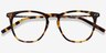 Distance Tortoise Acetate-metalEyeglass Frames from EyeBuyDirect, Closed View