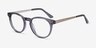 Traveller Gray Acetate-metalEyeglass Frames from EyeBuyDirect, Angle View