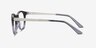 Traveller Gray Acetate-metalEyeglass Frames from EyeBuyDirect, Side View
