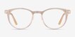 Traveller Clear Melon Acetate, MetalEyeglass Frames from EyeBuyDirect, Front View