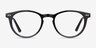 Traveller Black AcetateEyeglass Frames from EyeBuyDirect, Front View