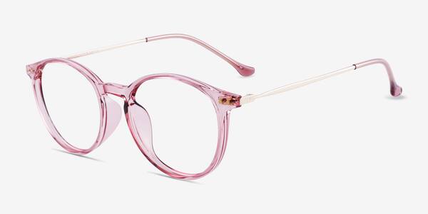 Clear Purple Amity -  Plastic-metal Eyeglasses