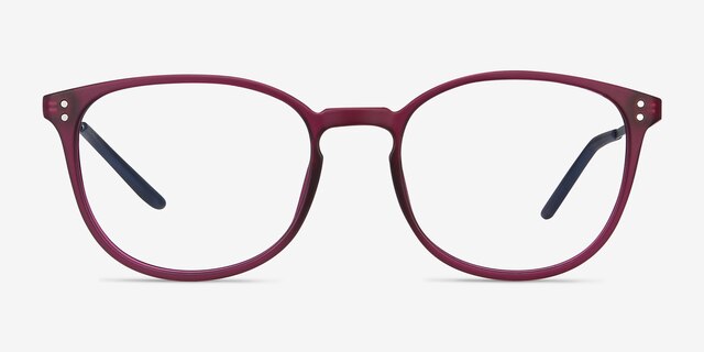 Spoken Purple MetalEyeglass Frames from EyeBuyDirect, Front View