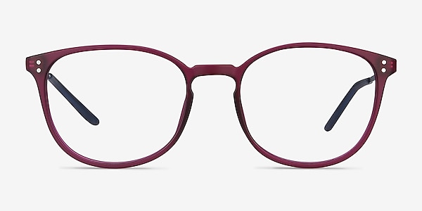 Spoken Purple Metal Eyeglass Frames