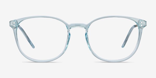 Spoken Clear Blue Plastic-metal Montures de lunettes de vue
