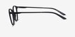 Spoken Black Plastic, MetalEyeglass Frames from EyeBuyDirect, Side View