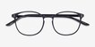 Spoken Black Plastic, MetalEyeglass Frames from EyeBuyDirect, Closed View