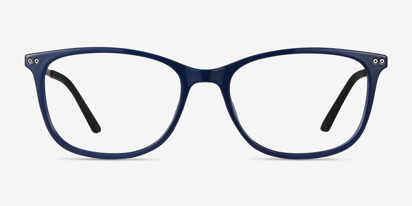 Clarity Blue Plastic-metal Eyeglass Frames