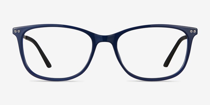 Clarity Blue Plastic-metal Eyeglass Frames from EyeBuyDirect