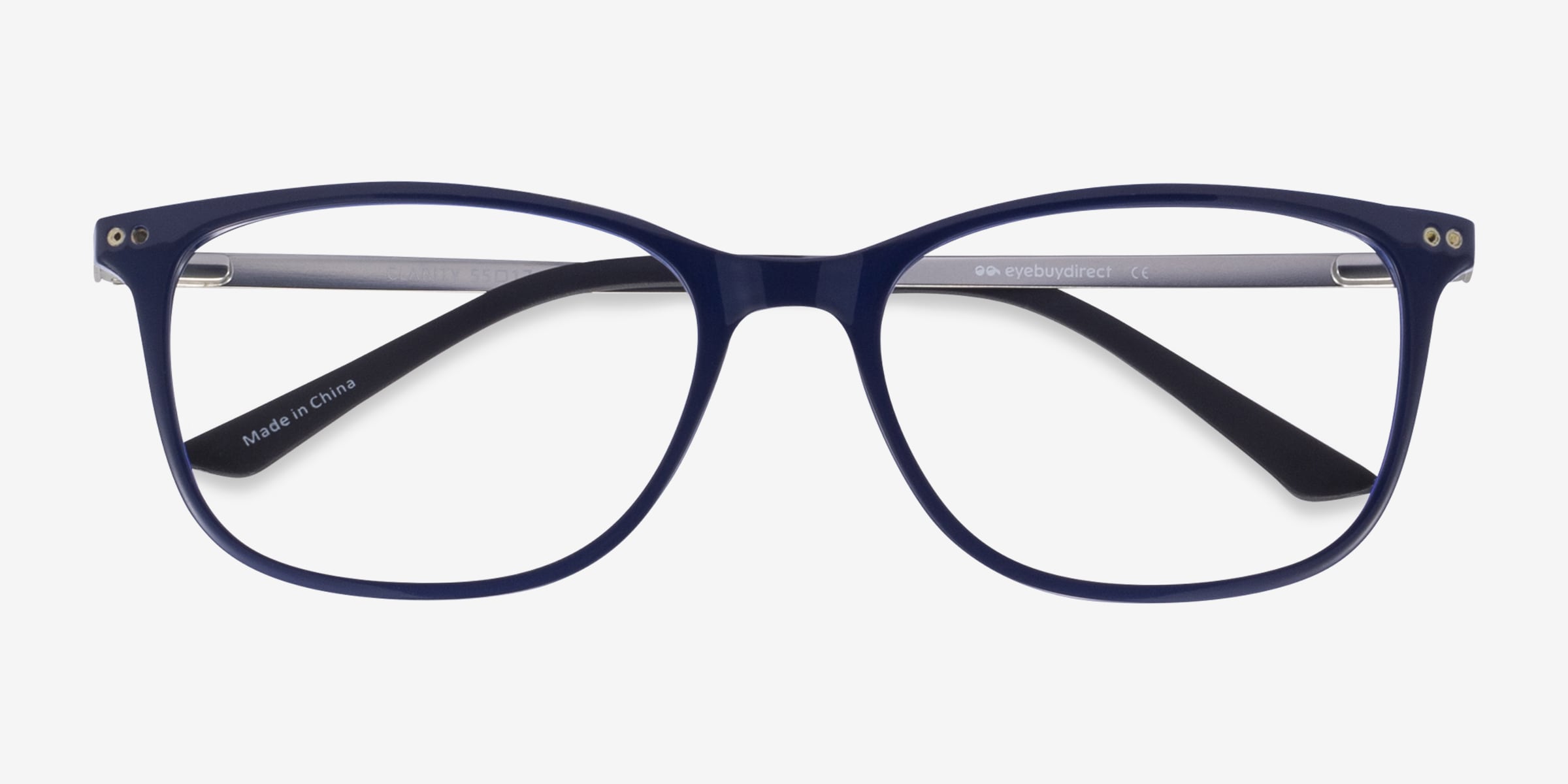 Lunettes Chai B1 Bleu Argenté – Monture Carrée Métal | Unisexe Adulte