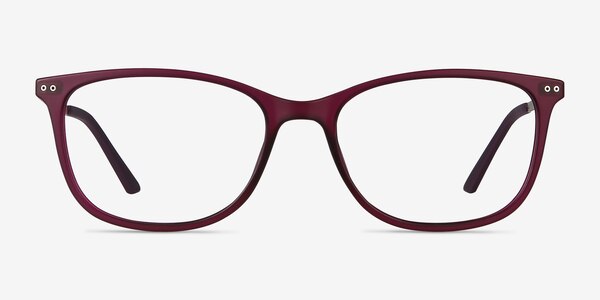 Clarity Purple Plastic-metal Eyeglass Frames
