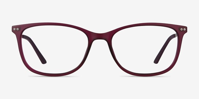 Clarity Purple Plastic-metalEyeglass Frames from EyeBuyDirect, Front View