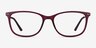 Clarity Purple Plastic-metalEyeglass Frames from EyeBuyDirect, Front View