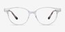 Element Transparent Plastic-metalMontures de lunettes de vue d'EyeBuyDirect, Vue de Face