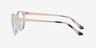 Element Transparent Plastic-metalMontures de lunettes de vue d'EyeBuyDirect, Vue de Côté
