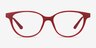Element Red Plastic-metalEyeglass Frames from EyeBuyDirect, Front View