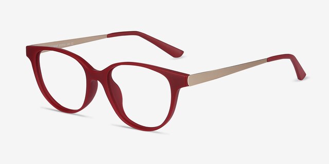 Element Red Plastic-metalEyeglass Frames from EyeBuyDirect, Angle View