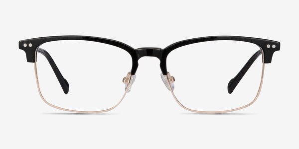 Explorer Noir Acetate-metal Montures de lunettes de vue