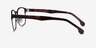 Meta Gunmetal Acetate-metalEyeglass Frames from EyeBuyDirect, Side View