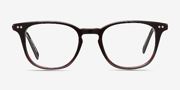 Candor Red Acetate Eyeglass Frames
