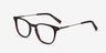 Candor Red AcetateEyeglass Frames from EyeBuyDirect, Angle View