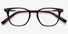 Candor Red AcetateEyeglass Frames from EyeBuyDirect, Closed View