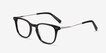 Candor Black Acetate, MetalEyeglass Frames from EyeBuyDirect, Angle View