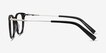 Candor Black Acetate, MetalEyeglass Frames from EyeBuyDirect, Side View