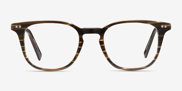 Candor Striped Acetate Eyeglass Frames
