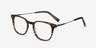 Candor Striped AcetateEyeglass Frames from EyeBuyDirect, Angle View