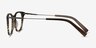 Candor Striped AcetateEyeglass Frames from EyeBuyDirect, Side View