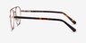 Lock Rose Gold AcetateEyeglass Frames from EyeBuyDirect, Side View
