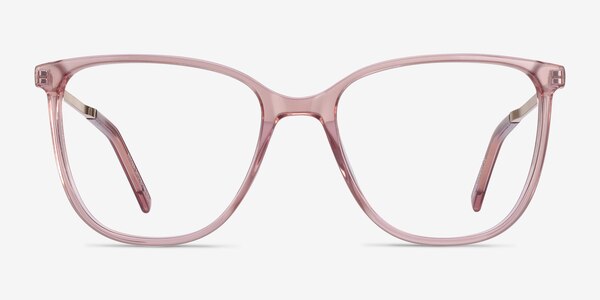Aroma Pink Acetate-metal Eyeglass Frames