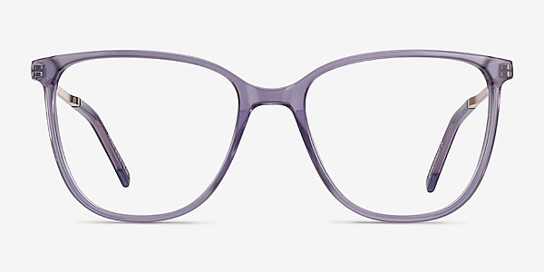 Aroma Purple Acetate-metal Eyeglass Frames