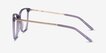 Aroma Purple Acetate, MetalEyeglass Frames from EyeBuyDirect, Side View
