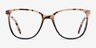 Aroma Tortoise Green Acetate-metalMontures de lunettes de vue d'EyeBuyDirect, Vue de Face