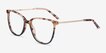 Aroma Tortoise Green Acetate, MetalEyeglass Frames from EyeBuyDirect, Angle View