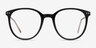 Oriana Black Acetate-metalEyeglass Frames from EyeBuyDirect, Front View