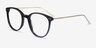 Oriana Black Acetate-metalEyeglass Frames from EyeBuyDirect, Angle View