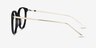 Oriana Black Acetate-metalEyeglass Frames from EyeBuyDirect, Side View