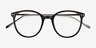 Oriana Black Acetate-metalEyeglass Frames from EyeBuyDirect, Closed View