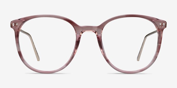 Oriana Pink Acetate-metal Eyeglass Frames
