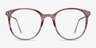 Oriana Pink Acetate-metalEyeglass Frames from EyeBuyDirect, Front View
